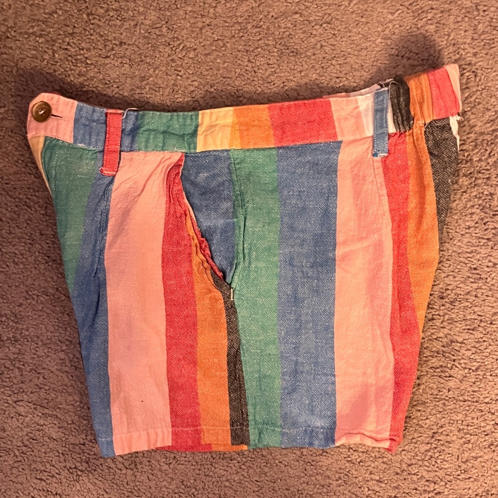 Billabong Multicolor Striped Women’s Shorts - Picture 11 of 12